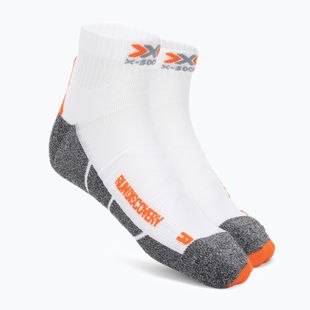 Pánske bežecké ponožky X-Socks Run Discovery 4.0 arctic white/dolomite grey