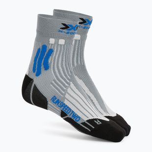 Pánske bežecké ponožky X-Socks Run Speed Two 4.0 pearl grey/invent blue
