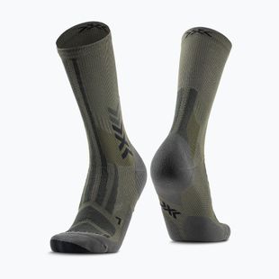 Ponožky X-Socks Hike Discover Crew green/black