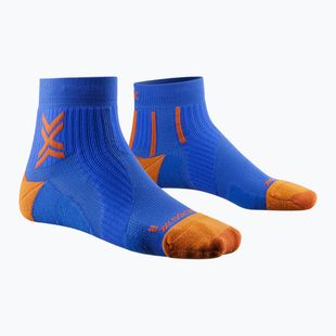 Pánske bežecké ponožky X-Socks Run Perform Ankle twyce blue/orange