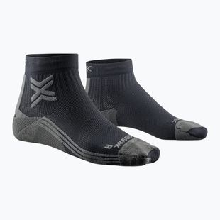 Dámske bežecké ponožky X-Socks Run Discover Ankle black/charcoal