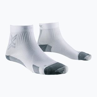 Ponožky X-Socks Run Discover Ankle arktická biela/perlová šedá