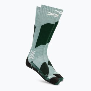 Dámske lyžiarske ponožky X-Socks Ski Discover Otc sage green/english lawn