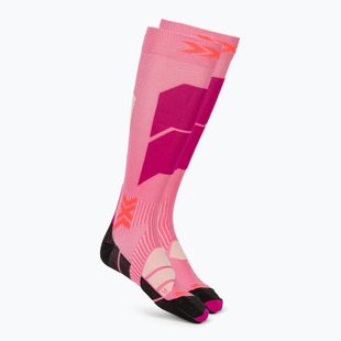 Lyžiarske ponožky X-Socks Ski Perform Otc light pink/light sand
