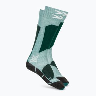 Detské lyžiarske ponožky X-Socks Ski Discover Otc sage green/english lawn