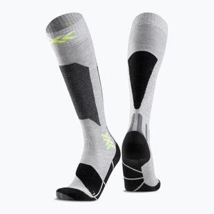 Detské lyžiarske ponožky X-Socks Ski Discover Otc rhino grey/canary