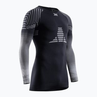 Pánska termoakčná mikina X-Bionic Invent Fx Shirt black/grey/light grey