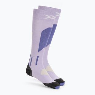 Lyžiarske ponožky X-Socks Ski Discover Merino Otc tlmená levanduľa/svetlý piesok