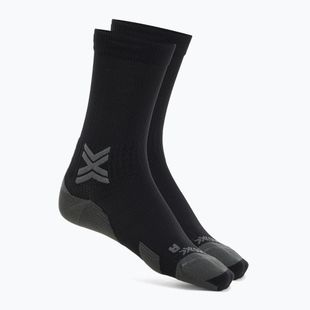 Ponožky X-Socks Run Discover Crew black/charcoal