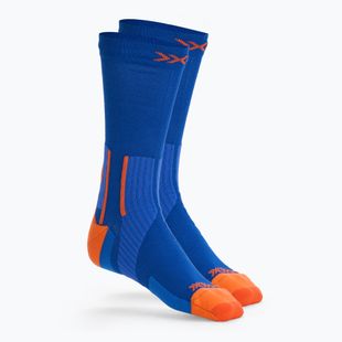 Ponožky X-Socks Run Perform Warm Crew twyce blue/orange