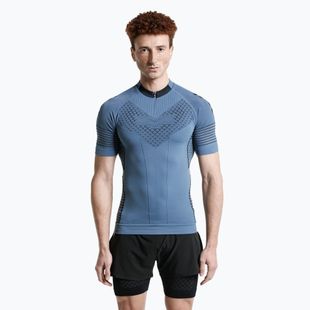 Pánske bežecké tričko X-Bionic Twyce Race slate blue/x black