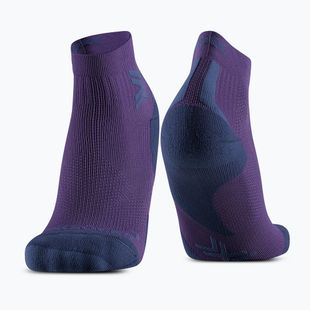 Dámske ponožky X-Socks Run Discover Ankle neobergine/x black