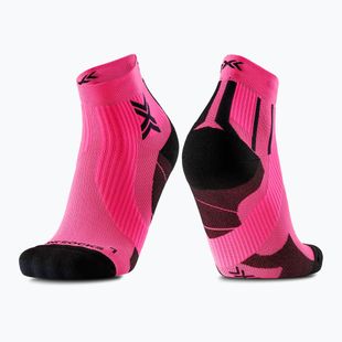 Pánske ponožky X-Sock Run Perform Ankle fluo pink/x black