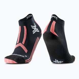 Dámske ponožky X-Socks Trailrun Discover Ankle x black/dusty rose