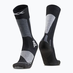Detské lyžiarske ponožky X-Socks Ski Discover Otc x black/light grey