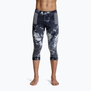 Termonohavice X-Bionic Energy Accumulator Wild 3/4 tiedye x black/fluo pink