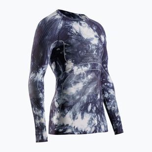 Termo mikina X-Bionic Energy Accumulator Wild LS tiedye x black/x white