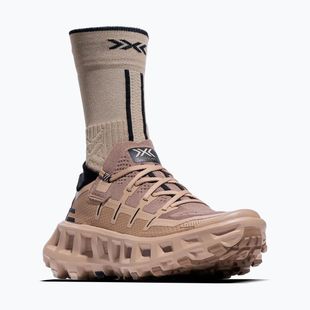 Bežecké topánky + ponožky X-Bionic Terraskin X01 sand/dark Sand