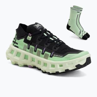 Bežecké topánky + ponožky X-Bionic Terraskin X01 black/orange