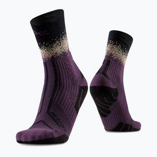 Ponožky X-Socks Terraskin Perform Crew deep purple/x black/sand