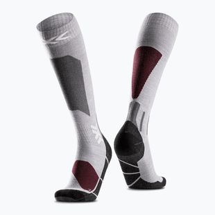 Lyžiarske ponožky X-Socks Ski Discover Merino Otc silver grey
