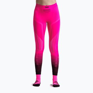 Dámske termonohavice X-Bionic Invent Graphics fluo pink/x white