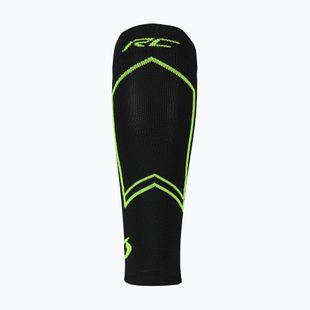 Kompresné návleky na lýtka SCOTT RC Compression Calf čierna/bezpečnostná žltá