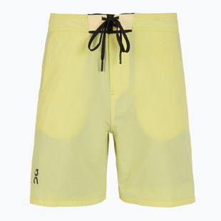 Pánske bežecké šortky On Performance Hybrid limelight