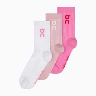 Ponožky On Running Logo High 3 pary heather gray
