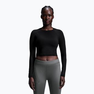 Dámske tréningové tričko longsleeve On Running Studio Long-T Crop black
