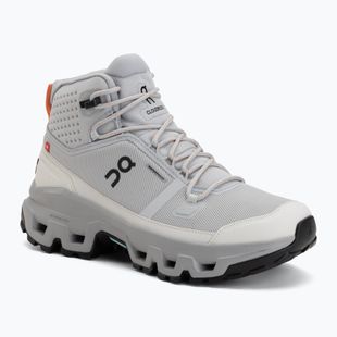 Dámske turistické topánky On Cloudrock Mid Waterproof glacier/alloy