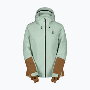 Dámska lyžiarska bunda SCOTT Ultimate Dryo Tech green/bread brown