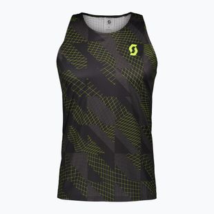 Men's running shirt SCOTT RC Run Tank black/yellow
