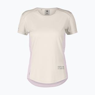 Dámske bežecké tričko SCOTT Endurance Tech cotton white/bliss pink