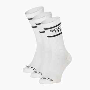 Ponožky SCOTT Retro Casual Crew 3 pairs white/black