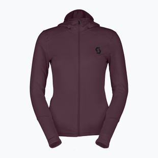 Dámska fleecová mikina SCOTT Defined Light Hoody cocoa red