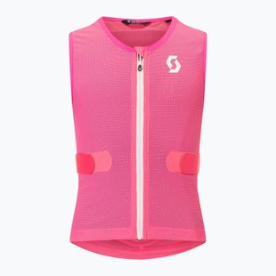 Detská ochranná vesta SCOTT Vest Airflow Jr neon pink