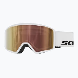 Lyžiarske okuliare SCOTT Trace Pro Light Sensitive white/amp ls cinnamon chrome