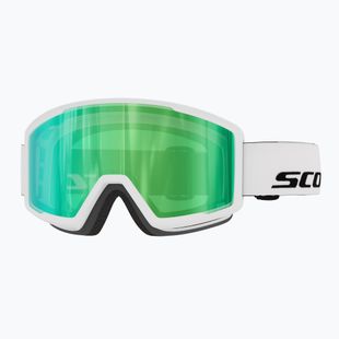 Lyžiarske okuliare SCOTT Trace Pro Compact white/green chrome