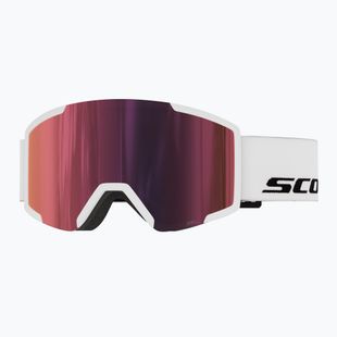 Lyžiarske okuliare SCOTT Shield white/amp red chrome