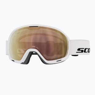 Lyžiarske okuliare SCOTT Unlimited II OTG LS white/amp ls cinnamon chrome