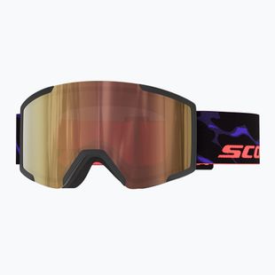 Lyžiarske okuliare SCOTT Shield LS black/purple/amp ls cinnamon chrome