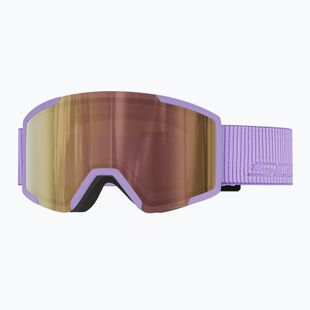 Lyžiarske okuliare SCOTT Shield LS sherbet purple/amp ls cinnamon chrome
