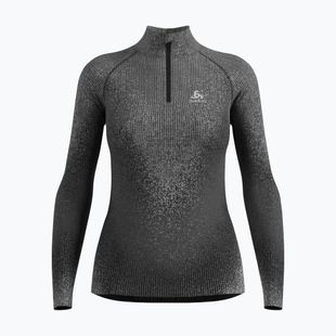 Termoaktívna mikina ODLO Performance Warm Blackcomb Bl Top Turtle Neck HZ black