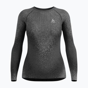 Dámska termoaktívna mikina Odlo Performance Warm Blackcomb Bl Top Crew Neck black