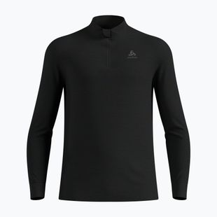 Pánska termo mikina ODLO Merino 200 Bl Top Turtle Neck black