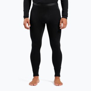 Pánske termo nohavice ODLO Merino 160 Bl Bottom Long black