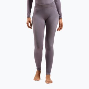 Dámske termoaktívne nohavice ODLO Performance Warm Bl Bottom Long gray ridge