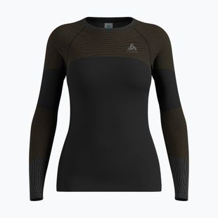 Dámske termo tričko longsleeve ODLO Fundamentals Performance Warm Bl Top Crew Neck black