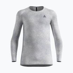 Pánska termoakčná mikina ODLO Active Warm X Pow Bl Top Crew Neck odlo silver grey